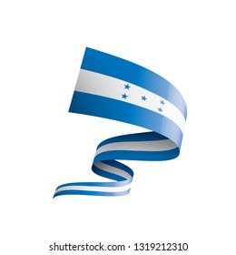 Honduras flag, vector illustration on a white background