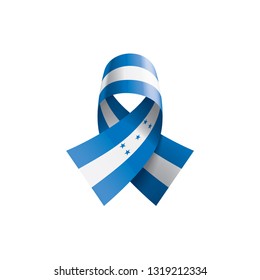 Honduras flag, vector illustration on a white background