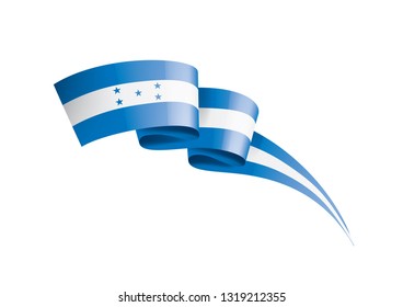Honduras flag, vector illustration on a white background