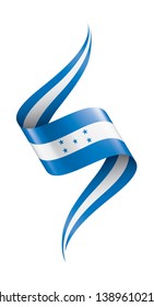 Honduras flag, vector illustration on a white background