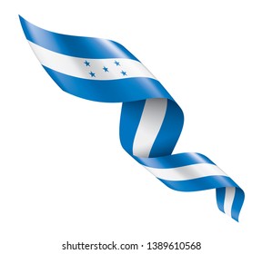 Honduras flag, vector illustration on a white background