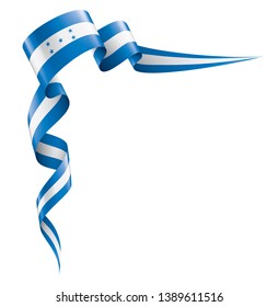 Honduras flag, vector illustration on a white background