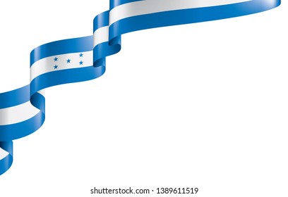 Honduras flag, vector illustration on a white background
