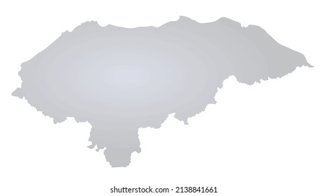 Honduras  grey map. vector illustration 