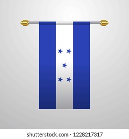 Honduras hanging Flag