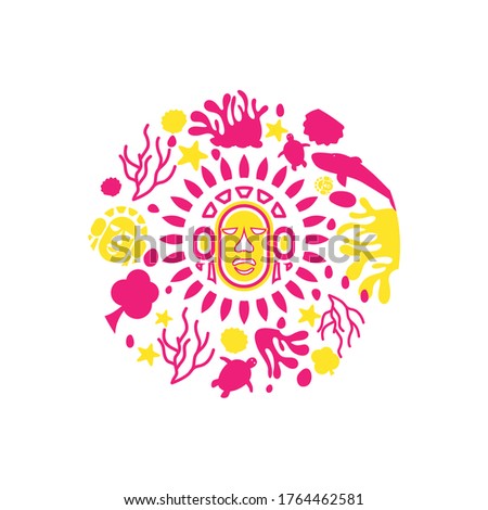 honduras holiday vector with the theme of natural wealth
