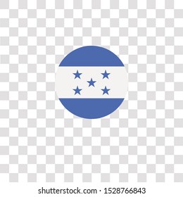honduras icon sign and symbol. honduras color icon for website design and mobile app development. Simple Element from countrys flags collection for mobile concept and web apps icon.