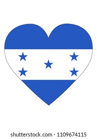 Honduras Love Flag