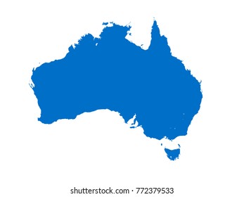 Honduras map Blue vector isolated on white background Vector EPS10