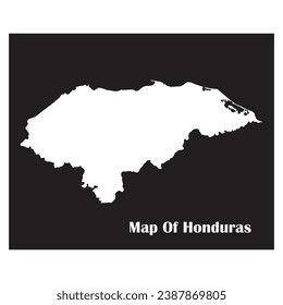 Honduras Karte Symbol Vektorgrafik Symbol Design