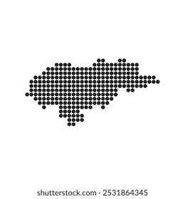 Honduras Map Illustration Icon Element Design