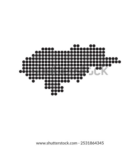 Honduras Map Illustration Icon Element Design