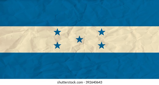 Honduras paper  flag