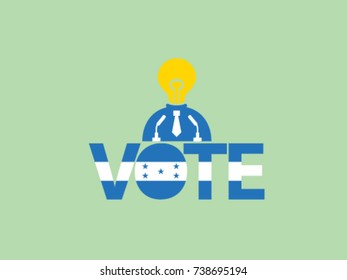 Honduras Podium Lack Of Idea Politicain Vote