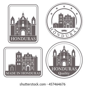 Honduras. Rubber and stamp 
