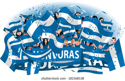 Honduras soccer fans