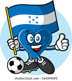Honduras soccer heart