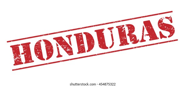 honduras vector stamp on white background