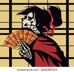 hone-onna fantasma esqueleto japonesa folclore senhora