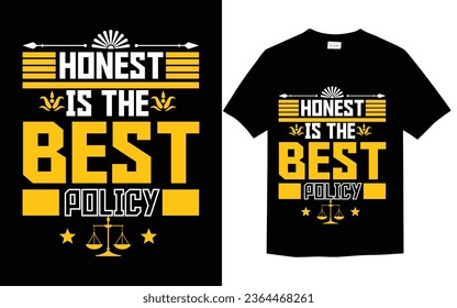 Honest ist die beste Design-Vorlage für Typografie-T-Shirt