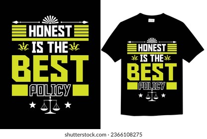 Honest ist die beste Design-Vorlage für Typografie-T-Shirt