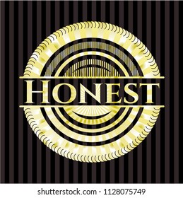 Honest gold emblem