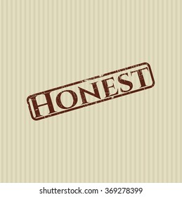 Honest grunge style stamp