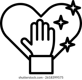 Honest Icon Line Vector Illustration