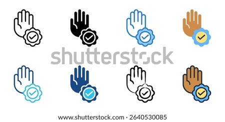Honest icon set multiple style collection 
