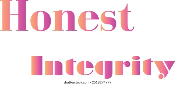 Honest Integrity T-Shirt Creative Design mit Sonderangebot , Adobe Illustrator Artwork