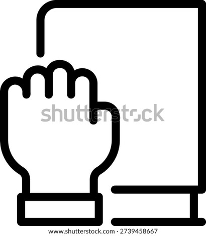 honest line icon illustration vector