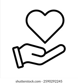 Honest Line Vector Illustration On White Background.
