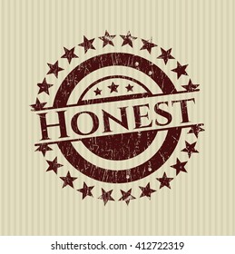 Honest rubber stamp