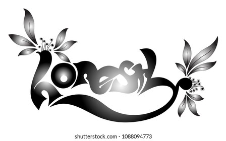 Honestly. Inspiring Creative Motivation Quote. Vector Typography Design Concept.
