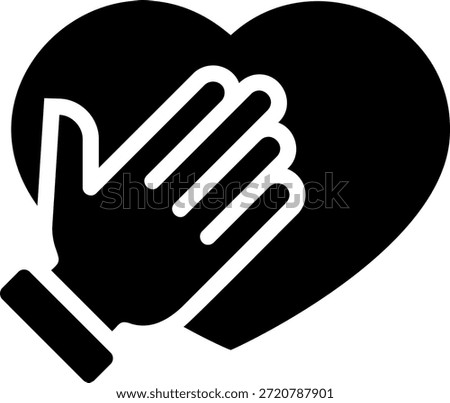 honesty glyph icon illustration vector