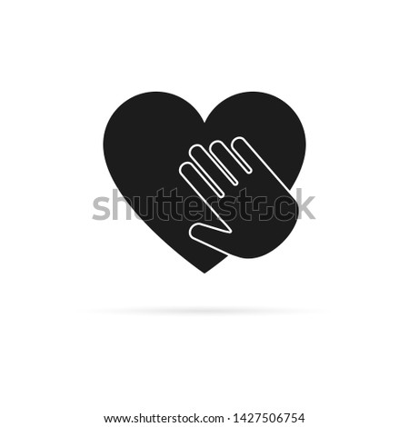Honesty icon symbol with shadow