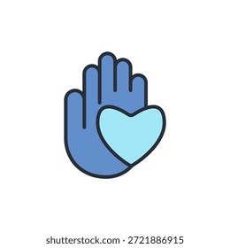 icono de honestidad. Vector. Trazo editable. signo de estilo lineal para uso Diseño web, logotipo. Ilustración de símbolo.