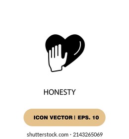 honesty icons  symbol vector elements for infographic web