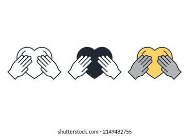 Símbolo de honestidad elementos vectoriales para web infográfica