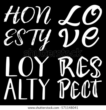 Honesty, Loyalty, Love & Respect