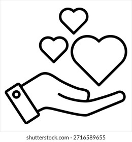 Ilustración vectorial de iconos de contorno de honestidad