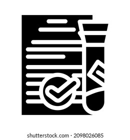 miel analiza el vector de iconos glifos. la miel analiza el signo. símbolo de contorno aislado ilustración negra