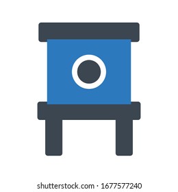 honey apiary vector glyph color icon 