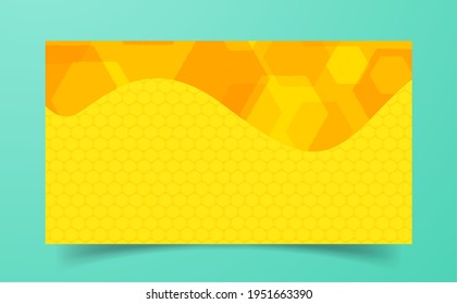 Honey background design, honeycomb structure pattern