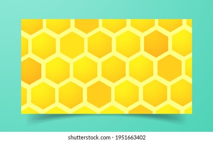 Honey background design, honeycomb structure pattern