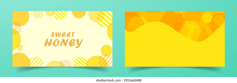 Honey background design, honeycomb structure pattern