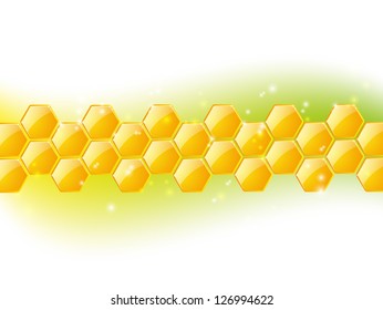 Honey background with place for text