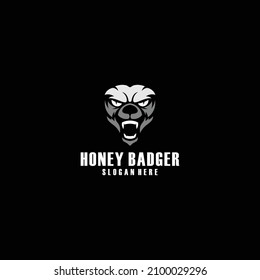 Honey Badger Logo Design Template