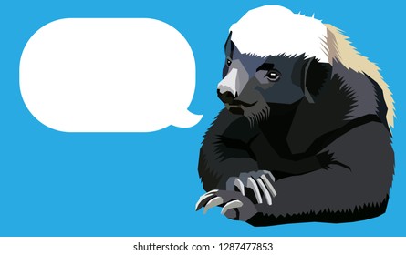 Honey Badger Vector