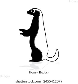 Honey badger vector, HONEY BADGER LOGO, HONEY BADGER